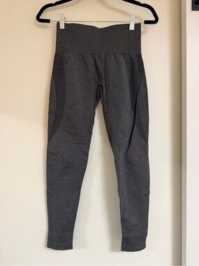 NVGTN High-Waist Performance Leggings - Dark Gray Contour